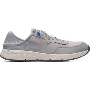 Clarks Davis Low Heren Sneakers - Grey Combi - Maat 43