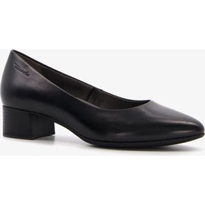 Tamaris Comfort leren dames pumps zwart - Maat 40 - Uitneembare zool