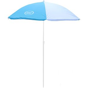 AXI Parasol ⌀125 cm - Blauw/wit - Verstelbare hoogte van 110 tot 175 cm