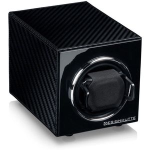 Designhütte - 70005-205 - Horloge oproller - Manhattan - Karbon / zwart