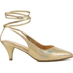Toral - Nor - Damesschoenen - Goud - Leer - Crocoprint