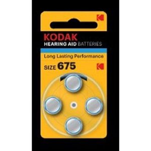 Kodak batterijen voor gehoorapparaat. Blauw. 3 verpakkingen van elk 4 stuks.  Code 675. Hearing Aid Batteries