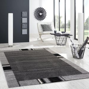 Flycarpets Bonna Vloerkleed - Grijs - Laagpolig Tapijt Woonkamer - 200x290 cm