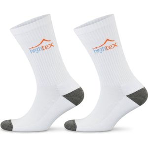 GoWith - kotoen sokken - sportsokken - 2 paar - wandelsokken - sokken heren - kleur wit grijs - maat 42-44