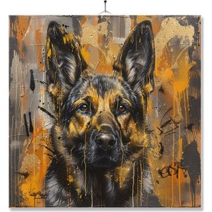 Tegel Met Opdruk | Geschenk | Art | Kunst | Duitse Herder