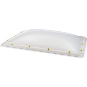 Skylux acrylaat lichtkoepel 2-wandig - opaal 1300 x 1600 mm