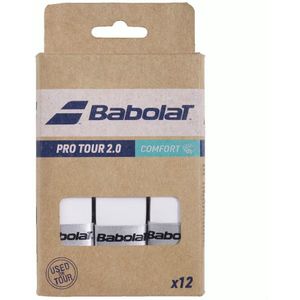 Babolat Pro Tour 2.0 overgrips - wit - 12pcs