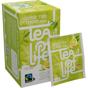 Tea of Life Fairtrade - Groene thee Citroen | 1,5gr - 100 stuks