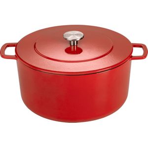 Combekk Sous-chef Dutch Oven braadpan 32cm - rood