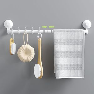 Handdoekhouder met Zuignap - Eenvoudige Montage zonder Boren, Multifunctioneel Design voor Badkamer en Keuken