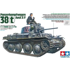 1:35 Tamiya 35369 38(t) Ausf.E/F Tank Plastic Modelbouwpakket