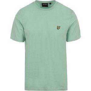 Lyle & Scott Plain T-shirt Polo's & T-shirts Heren - Polo shirt - Groen - Maat S