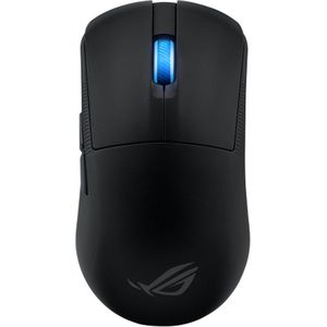ASUS ROG Harpe Ace Mini Zwart - Muis Bedraad & draadloos - optisch - 42000 DPI - USB Type-C - Bluetooth - 2.4Ghz - Zwart