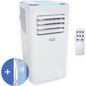 SensaHome Mobiele Airco - 7000 BTU - Airco op wielen met Afstandsbediening + Gratis Raamafdichtingskit