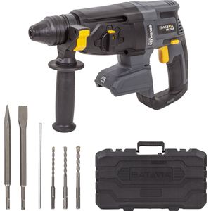 Batavia Accu 18V Boorhamer Pneumatisch SDS+ Brushless - Excl. Accu en Oplader - Geschikt voor boren en beitelen in steen, beton, baksteen en metselwerk - Ultra