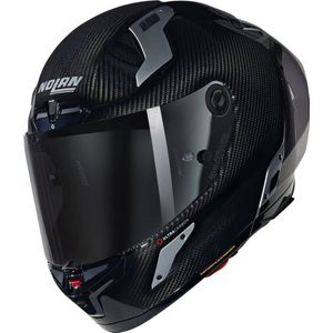 Nolan X-804 Rs Ultra Carbon Argento Integraalhelm Zwart S