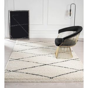 Vloerkleed hoogpolig 80x250 cm - Modern en zacht - Bahar Shaggy by The Carpet