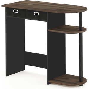 Laptop Notebook Tafel van Composiethout - Duurzame Werkplek in Columbia Walnoot Zwart