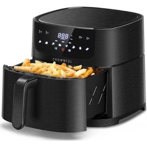 Mygroot - Hete lucht Friteuse - Luchtfriteuse - 7 liter - Luchtfriteuse-oven met touchscreen - 8 kookprogramma's - Elektrisch fornuis - Anti-aanbakmand.