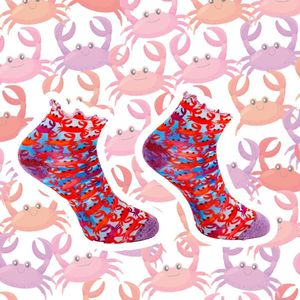 Sock my Crab -36-38 - leuke sokken - naadloos- Moederdag -leuk cadeau - collectie 2023