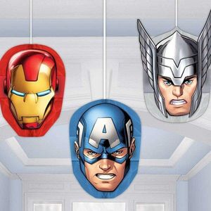 Avengers Assemble honeycomb hangdecoratie 3 st.