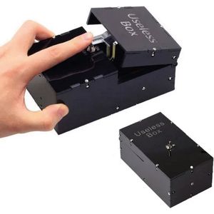 Useless box - Machine - Zwart - Dont touch box - Grappige cadeaus