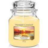 Yankee Candle Medium Jar Geurkaars - Autumn Sunset