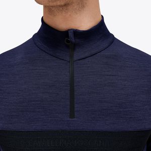 Trainings polo Mock Turtleneck Navy (7901) - L | Winterkleding ruiter