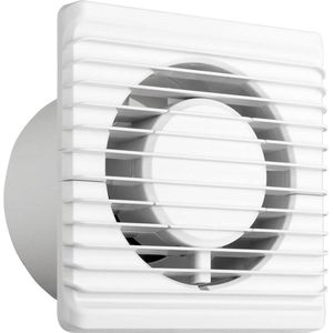 Badkamer Ventilator stille werking laag energieverbruik geschikt voor badkamers en keukens - 93m³/h - Ø 100 mm - 28dB/1m 26dB/3m
