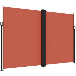 vidaXL - Windscherm - uittrekbaar - 220x1200 - cm - terracottakleurig
