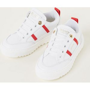 Mason Garments Tia sneaker - Wit/ Rood - Maat 32