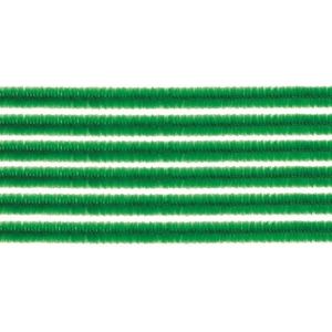 Chenilledraad - 20x - groen - 50 cm - hobby/knutsel materialen