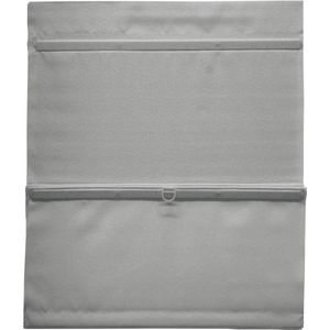 Magnetisch Vouwgordijn Easyfix - Ondoorzichtig Grijs - 60x140 cm (BxH) met Klittenband