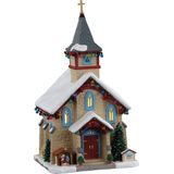 Lemax - St. Bernard Chapel, B/o Led - Kersthuisjes & Kerstdorpen