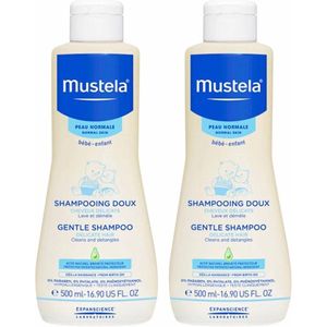 Mustela Gentle Baby Shampoo Multi Pack - 2 x 500 ml