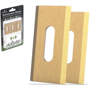 To the South® Universele Endurance Robotmaaier Mesjes geschikt voor o.a. Gardena, Husqvarna, McCulloch, Yard Force, Segway, Garden Feelings, Cramer, ECOVACS, Ferrex & Florabest - Titanium - 9 Stuks