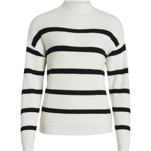 VILA VIRIL MOCKNECK L/S KNIT RIB TOP 2- NOOS Dames Trui - Maat XS