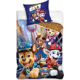 Paw Patrol De Film Dekbedovertrek Adventure City - Eenpersoons - 140x200 cm - Multi
