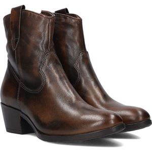 Omoda Dallas Enkellaarsjes - Enkelboots met rits - Dames - Bruin - Maat 40