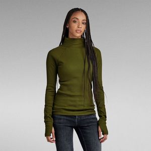 G-star D23339-d289 Lange Mouwenshirt Groen M Vrouw