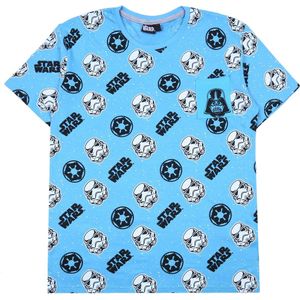 Blauw heren t-shirt/t-shirt Star Wars