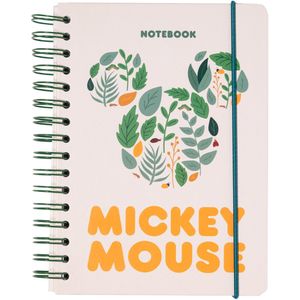 Disney Notitieboek Micky Mouse Hardcover A5 14,8 X 21 Cm Wit