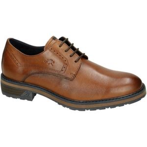 Fluchos -Heren - cognac/caramel - geklede lage schoenen - maat 42