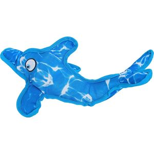 Hondenspeelgoed - Drijvende Haai - Kleur: Blauw - Lengte: 35 cm