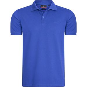 Pierre Cardin - Heren Polo SS Classic Polo - Blauw - Maat M