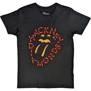 The Rolling Stones - Hackney Diamonds Negative Tongue Heren T-shirt - M - Zwart