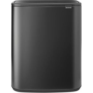 Brabantia Bo Touch Bin Prullenbak - 60 liter - Confident Grey