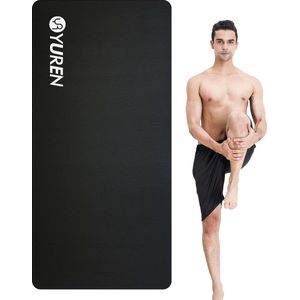 Yogamat gymnastiekmat 190x90cm NBR 15mm dikke sportmat fitnessmat antislip trainingsmat voor yoga aerobics pilates