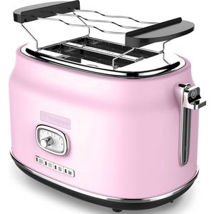 Westinghouse - Retro Serie - Broodrooster 2 Sleuven - Roze