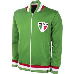 COPA - Mexico 1970's Retro Voetbaljack - Mannen - Groen - XXL